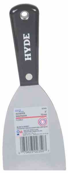 Main 1 - Putty Knife Hyde Flexible 3''
B&S Orgill# 6801294 -