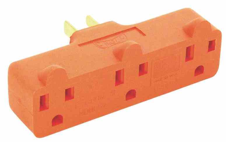 Main 1 - Adaptor - 3 Socket Heavy Duty  -