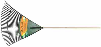 Rake - 30 Tine Poly Leaf Rake  - Henson Metal