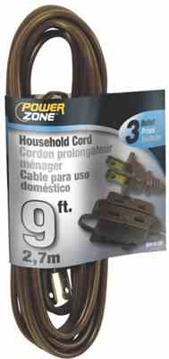 Extension Cord - 16/2 X 9' Brown  - Henson Metal