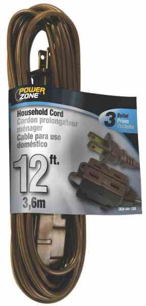 Main 1 - Extension Cord - 16/2 X 12'
Brown -