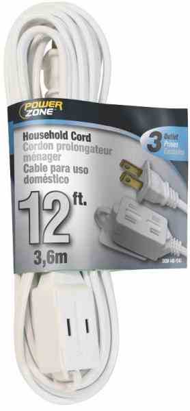 Main 1 - Extension Cord - 12 Ft White
16-2 -