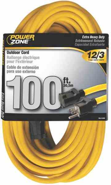 Main 1 - Extension Cord - 12/3 100Ft
Yellow -