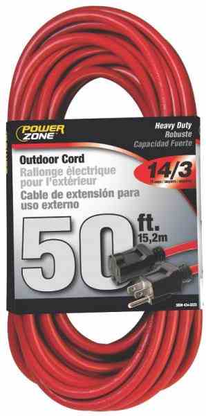 Main 1 - Extension Cord - 14Ga 3 Wire 50'  -