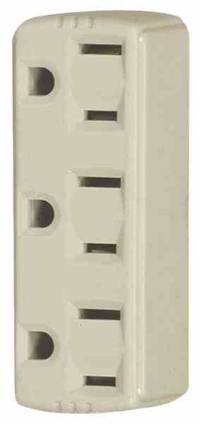 Main 1 - Adapter Triple 3 Prong Outlet  -