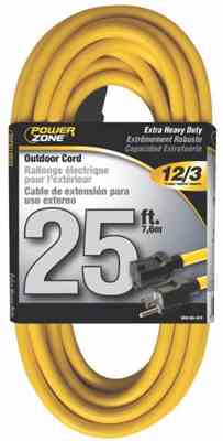Extension Cord - 12/3 25Ft
Yellow - Henson Metal