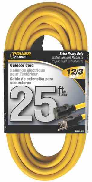 Main 1 - Extension Cord - 12/3 25Ft
Yellow -