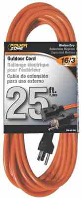 Extension Cord - 16Ga 3 Wire 25'
Orgill# 4322053 - Henson Metal