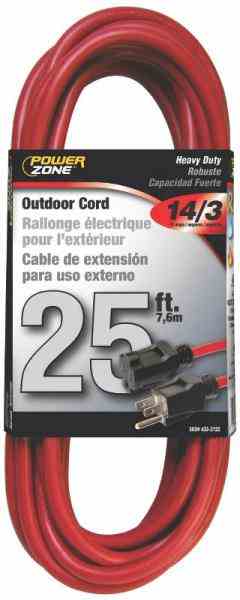 Main 1 - Extension Cord - 14Ga 3 Wire 25'  -