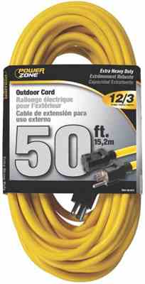 Extension Cord - 12/3 50Ft
Yellow - Henson Metal