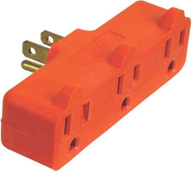 Main 1 - Adaptor - 3 Socket Heavy Duty  -